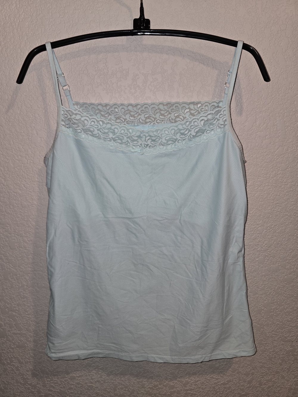 ExOfficio Women's Light Blue Lace-Trimmed Give-N-Go Camisole - Size Large